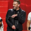 TUDUM 2025 BenAffleck Black Leather Jacket