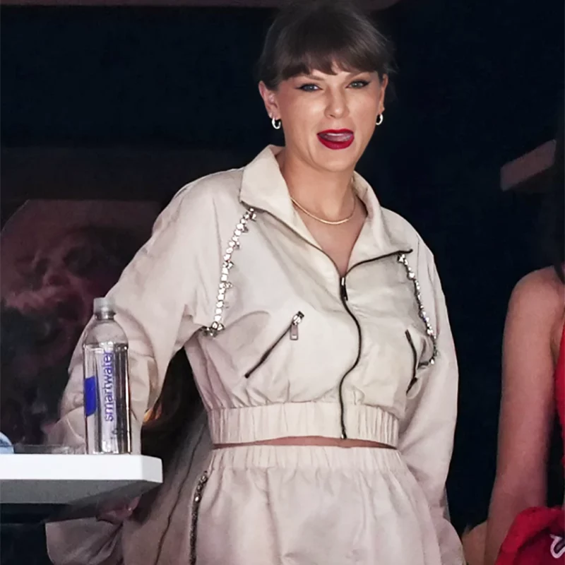 TaylorSwift Game 4 Stanley Cup Cropped Jacket