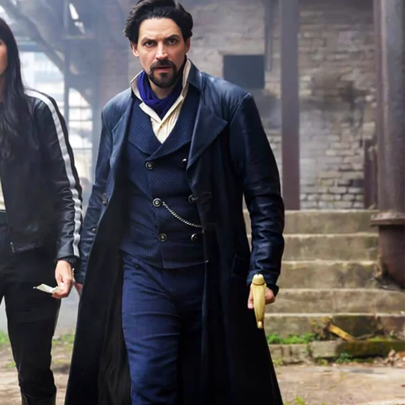 The Librarians The Next Chapter VikramChamberlain Leather Coat