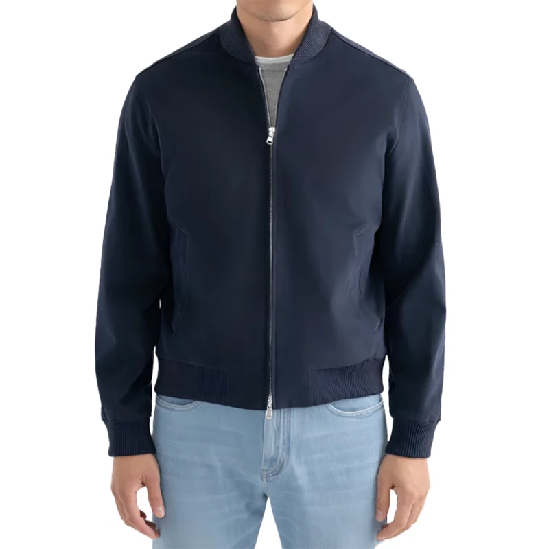 The Life of Chuck Chiwetel Ejiofor Marty Anderson Blue Bomber Jacket