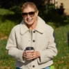 The Motherhood Connie Britton White Jacket