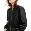 The Rookie S07 Mekia Nyla Harper Black Leather Jacket