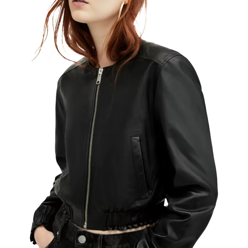 The Rookie S07 Mekia Nyla Harper Black Leather Jacket