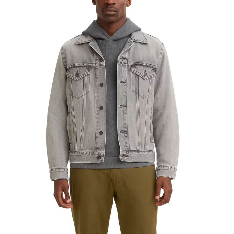 The Rookie S07 Patrick Keleher Seth Ridley Grey Denim Jacket