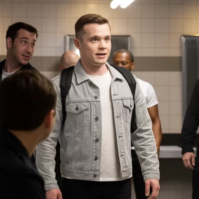 The Rookie S07 Seth Ridley Grey Jacket