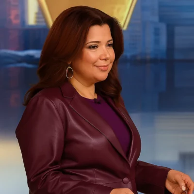 The View Ana Navarro Burgundy Blazer