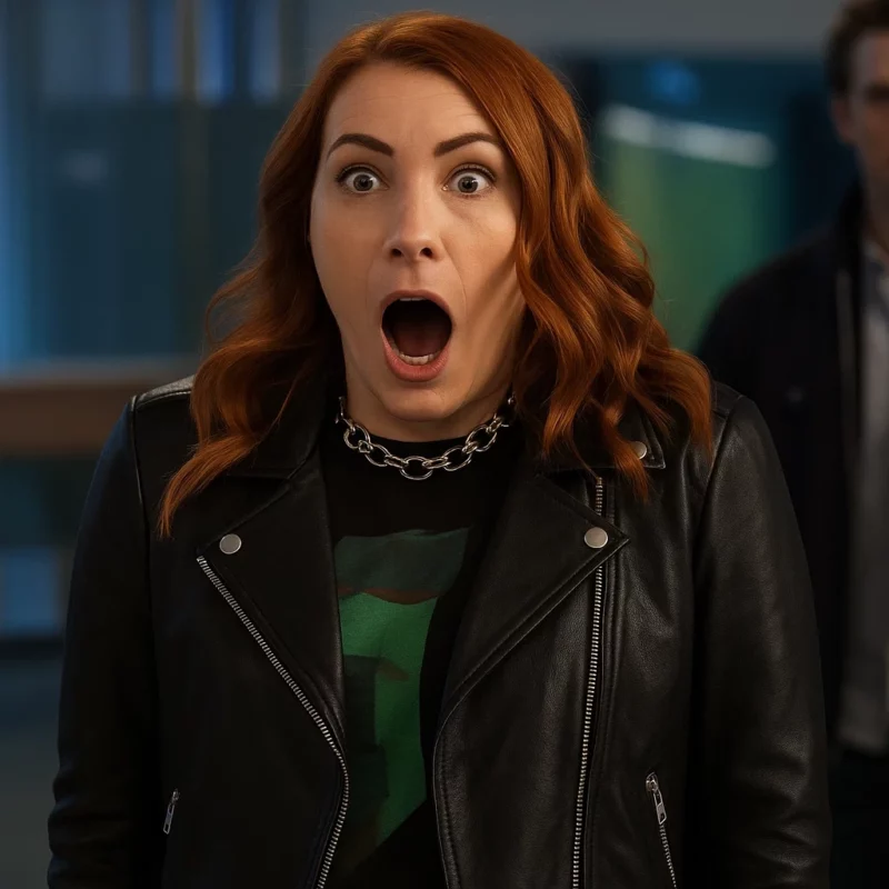 Tim Travers & the Time Travelers Paradox FeliciaDay Leather Jacket