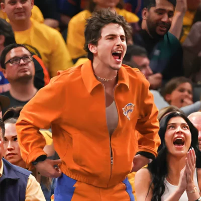 Timothee Chalamet Knicks Game Six Jacket