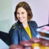 To Barcelona Forever Ashley Williams Black Leather Jacket