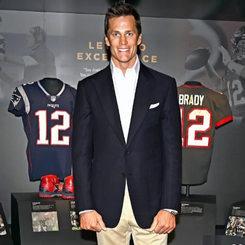 Tom Brady Hall Of Excellence Press Conference Blazer