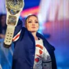 WWE 2025 Monday Night RAW Becky Lynch Blue Jacket