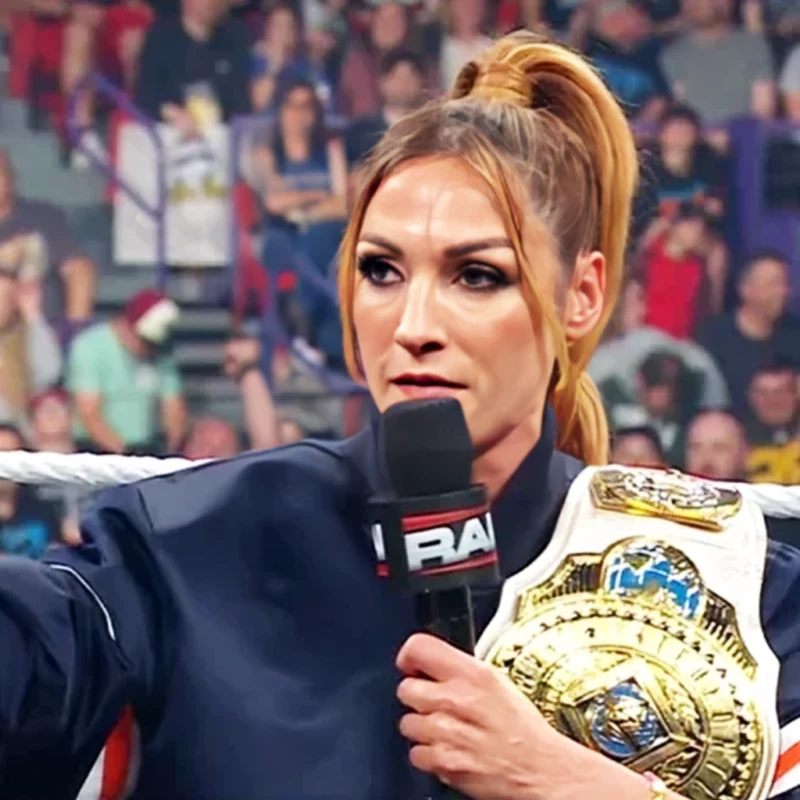 WWE 2025 MondayNight RAW Becky Lynch Blue Jacket