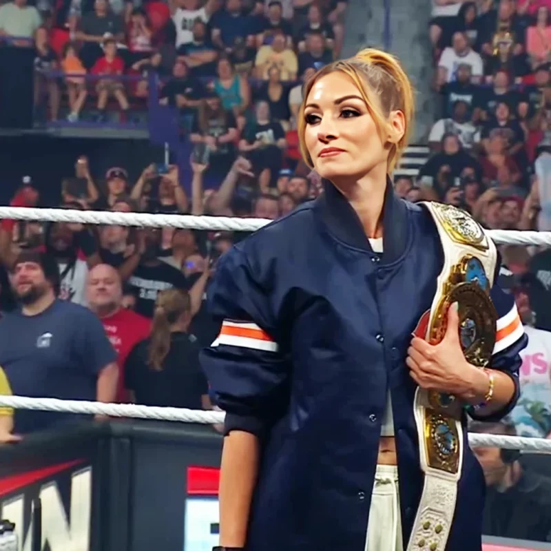 WWE Monday Night RAW Becky Lynch Blue Jacket