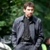 Wake Up Dead Man Josh Oâ€™Connor Black Jacket