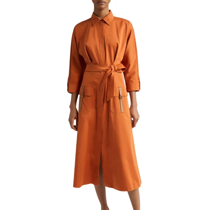 Wake Up Dead Man Kerry Washington Vera Draven Orange Coat