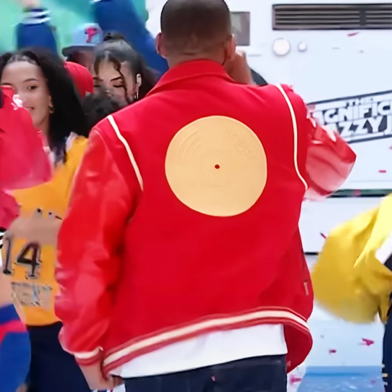 Will Smith Summertime Ball 2025 Red Varisty Jacket