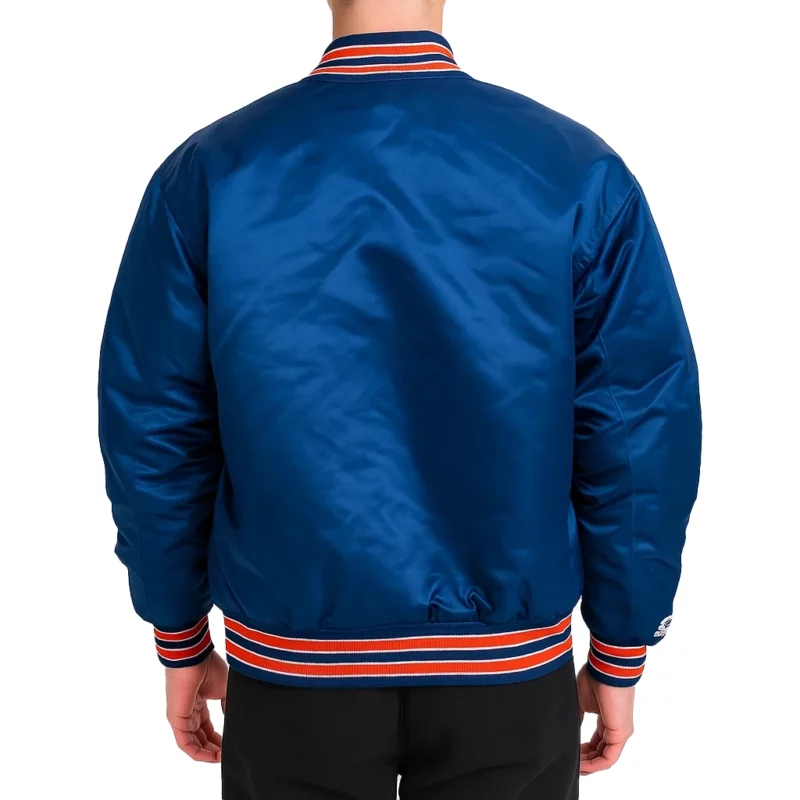 90s Illinois Fighting Bomber Jacket