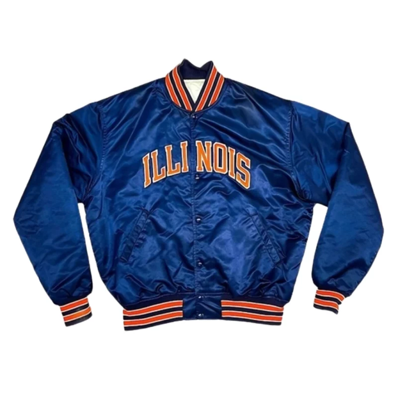 90s Illinois Fighting Illini Jacket