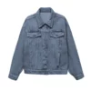 Alba Under a Dark Sun Season 1 Ava Baya Blue Denim Jacket