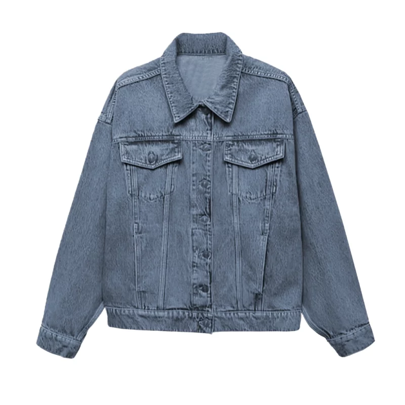 Alba Under a Dark Sun Season 1 Ava Baya Blue Denim Jacket