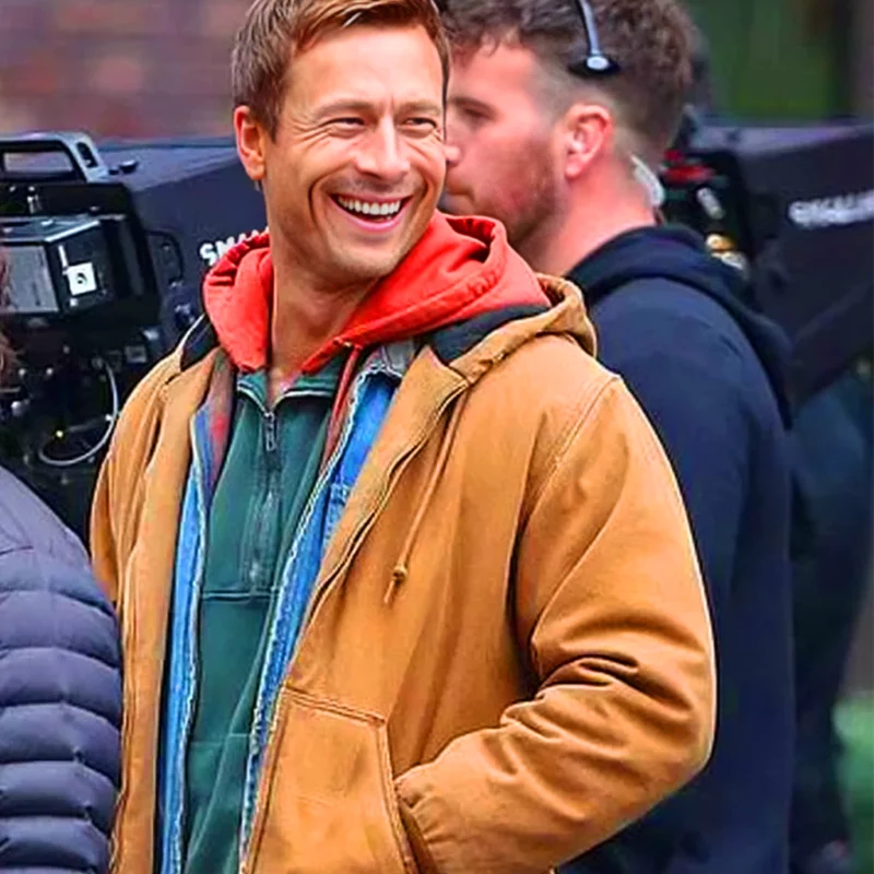 Ben Richards The Running Man Glen Powell Jacket