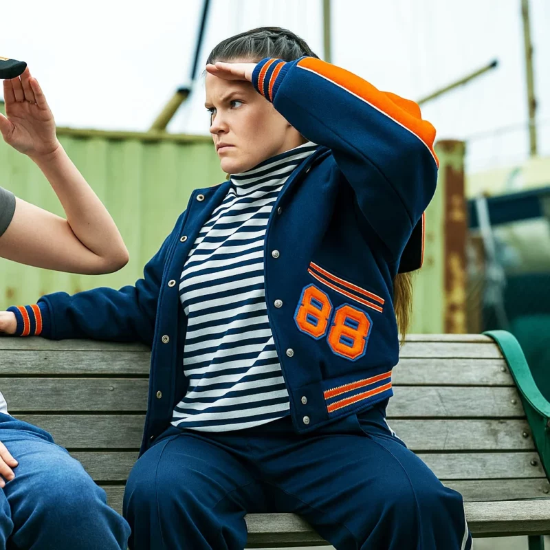 Billie Such Brave Girls Season 2 Lizzie Davidson Blue Jacket