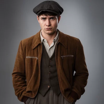 Bookish S01 Connor Finch Brown Jacket