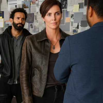 Charlize Theron The Old Guard Leather Jacket