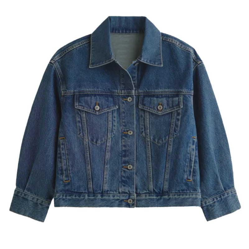 Down Home Fab Chelsea DeBoer Blue Denim Jacket