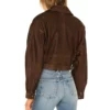 Down Home Fab S03 Chelsea DeBoer Brown Leather Jacket