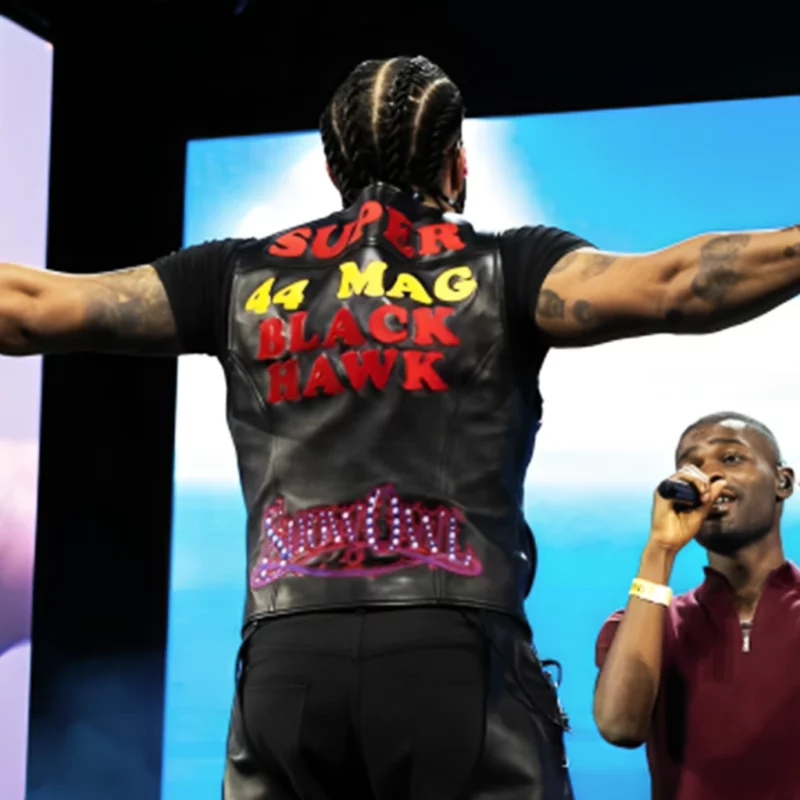 Drake Wireless 2025 Black Leather Vest