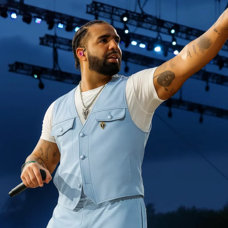 Drake Wireless Festival 2025 Blue Vest