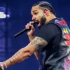 DrakeWireless Festival 2025 Black Leather Vest