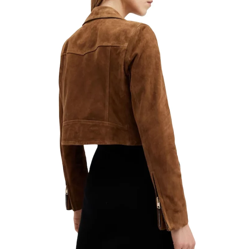F1 Pippa Middleton Suede Leather Jacket