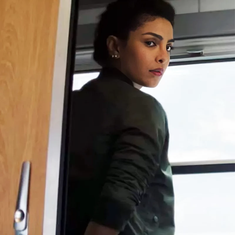 Heads of State 2025 Priyanka Chopra Jonas Black Jacket