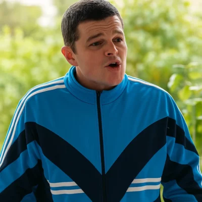 I Swear Robert Aramayo Blue Track Jacket