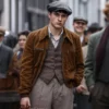 Jack Bookish Season 1 Connor Finch Brown Suede Leather Jacket