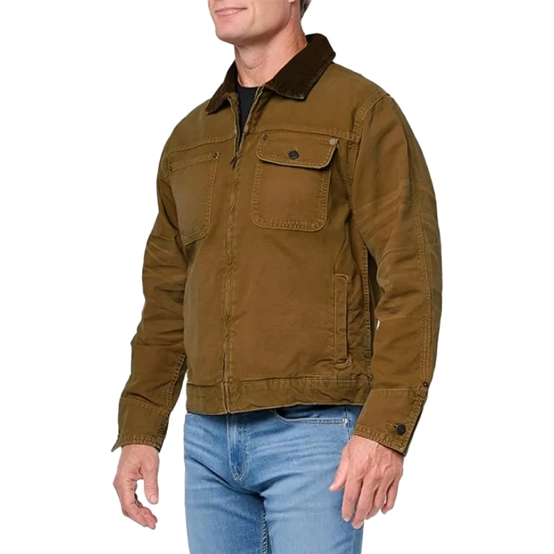 Jensen Ackles Countdown Season 1 Mark Meachum Brown Cotton Jacket