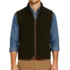 Jonathan Bailey Jurassic World Rebirth Dr. Henry Loomis Black Vest