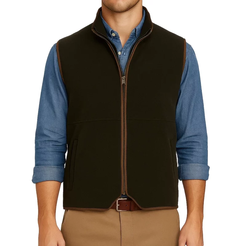 Jonathan Bailey Jurassic World Rebirth Dr. Henry Loomis Black Vest
