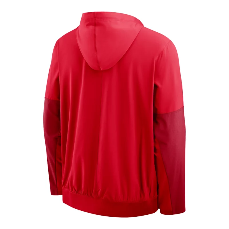 Kansas City Chiefs Sideline Anorak Half-Zip Hoodie Jacket