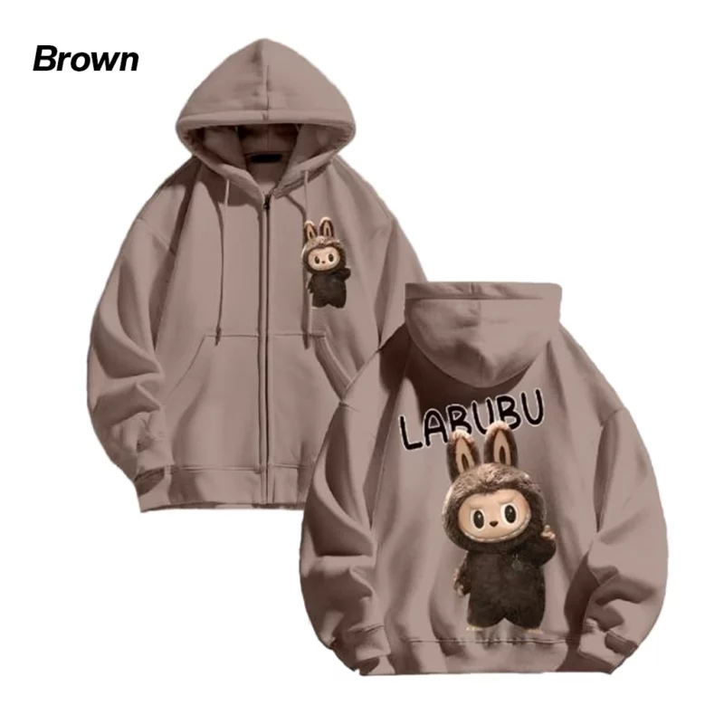 Labubu The Monster Brown Hoodie