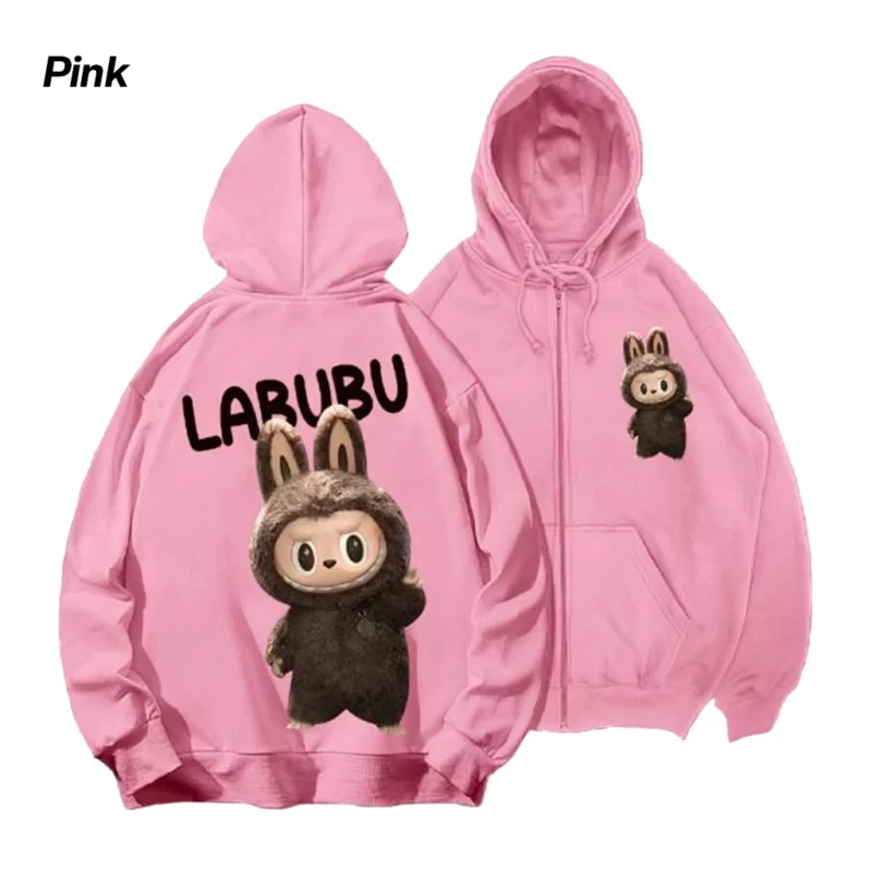 Labubu The Monster pink Hoodie