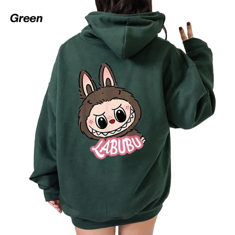 Labubu TheMonsters Oversize Pullover Hoodie