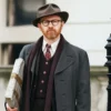 Mark Gatiss Bookish 2025 Black Trench Coat