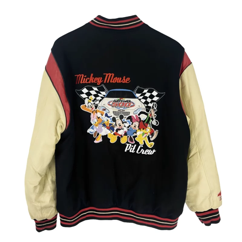 Mickey Mouse Pit Crew Disney Varisty Jacket