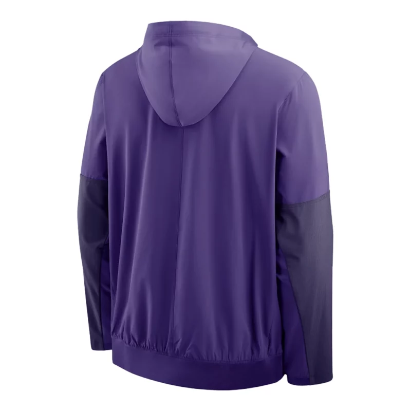 Minnesota Vikings Sideline Anorak Half-Zip Hoodie Jacket