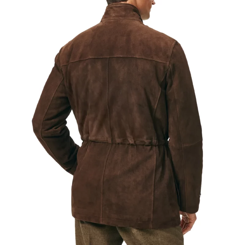 Mobland Pierce Brosnan Conrad Harrigan Suede Leather Jacket