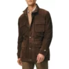 Mobland S01 Pierce Brosnan Conrad Harrigan Suede Leather Jacket