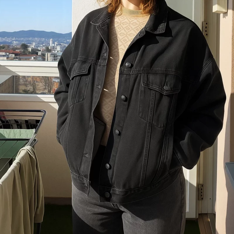 Nora Borg Sentimental Value Renate Reinsve Denim Jacket